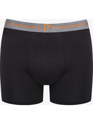 Penti Black Basic 3lü Siyah Boxer