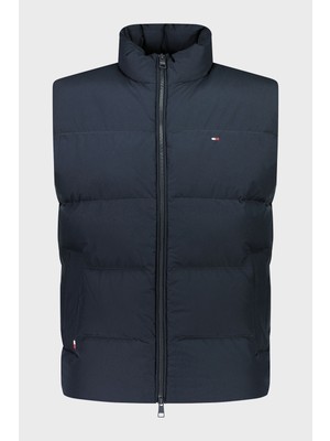 Tommy Hilfiger Kuş Tüyü Dolgulu Regular Fit Dik Yaka Şişme Yelek Erkek Yelek MW0MW37254 Dw5