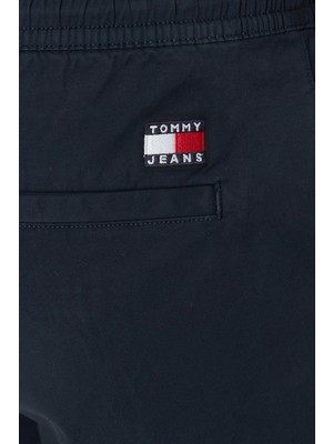 Tommy Jeans Pamuklu Slim Fit Normal Bel Lastikli Paça Jogger Pantolon Erkek Pantolon DM0DM20456 C1G