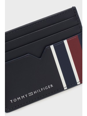 Tommy Hilfiger Logolu Deri Kartlık Erkek Kartlık AM0AM12780 Dw6