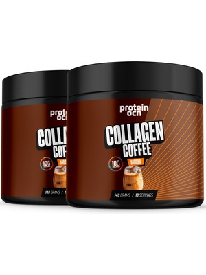 Proteinocean Collagen Coffee - Mocha - 140 gr - 10 Servis x 2 Adet