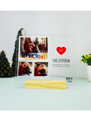 Giftmoda Kişiye Özel NFC Destekli Anı Çerçevesi - Özel Günler İçin