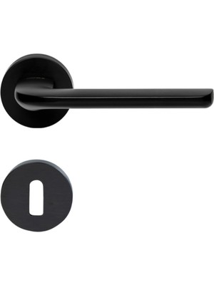 Hafele Lyon Kapı Kolu Oda Tipi Siyah Renkli