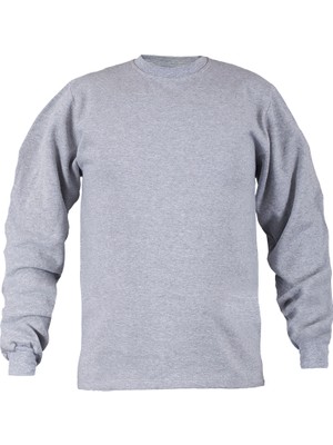 Mavi İş Bisiklet Yaka Sweatshirt