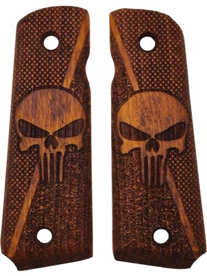 Zib Grips Silah Kabzası - Colt 1911, Girsan Mc 1911 ile Uyumlu - Tütün Renk - CLT1911TN022
