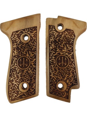 Zib Grips Silah Kabzası - Beretta Tek Mandallı, 92S ile Uyumlu - Sarı Renk - BRT92SSR002