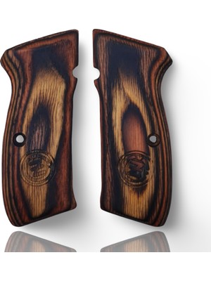Zib Grips Silah Kabzası - Cz 75, Canik 55, S120, L120 ile Uyumlu - Sadece Vernik Uygulanmış - Lamine Malzemesinden Yapılma - LMCZ75SV076