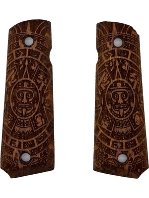 Zib Grips Silah Kabzası - Colt 1911, Girsan Mc 1911 ile Uyumlu - Tütün Renk - CLT1911TN011
