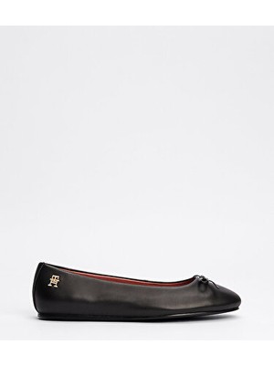 Tommy Hilfiger Ballerına Leather Flat Bow