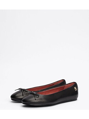 Tommy Hilfiger Ballerına Leather Flat Bow