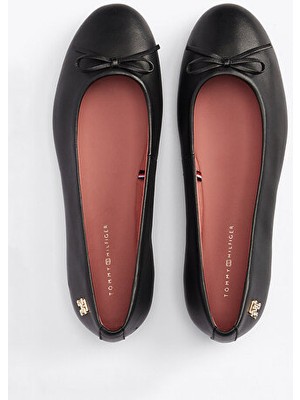 Tommy Hilfiger Ballerına Leather Flat Bow