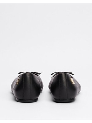 Tommy Hilfiger Ballerına Leather Flat Bow