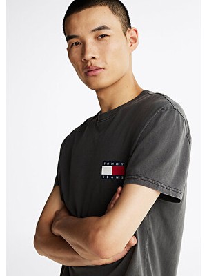 Tommy Hilfiger Tjm Reg Herıtage Flag Tee Ext