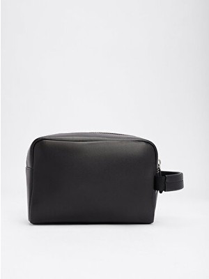 Tommy Hilfiger Tjm Herıtage Leather Washbag