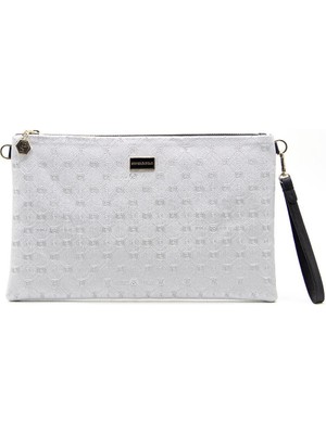 Silver & Polo A.gümüş - Siyah SP1034 Kadın Portföy & Clutch