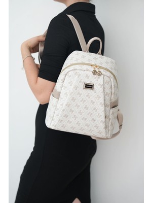 Silver & Polo Bej - Kum SP926 Kadın Sırt Çantası