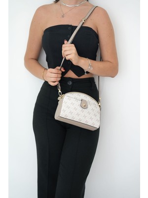 Silver & Polo Bej - Kum SP1144 Kadın Çapraz Çanta