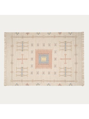 Jaıpur Pamuk Kilim 80X150 cm Krem