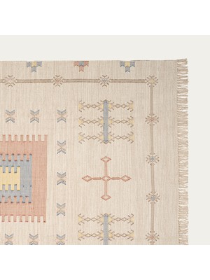 Jaıpur Pamuk Kilim 80X150 cm Krem