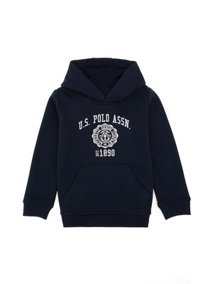 U.S. Polo Assn. Erkek Çocuk Lacivert Kapüşonlu Sweatshirt 50290885-VR033