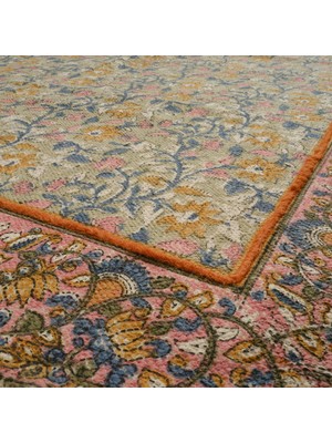 Palrı %100 Pamuk Kilim 80X150 cm Yeşil