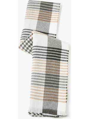 Koton Atkı Çizgili Yumuşak Dokulu