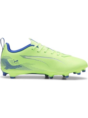 Puma Ultra 5 Play Fg/ag Jr Yeşil Çocuk Krampon Erkek Çocuklar İçin Hafif ve Dayanıklı
