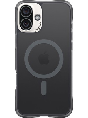 Spigen Ciel by CYRILL Apple iPhone 16 Plus ile Uyumlu MagSafe Kılıf UltraSheer Mag Sararmaya Dayanıklı Hava Kanalı Teknolojisi™ Askeri Sınıf Koruma Space Gray Mat Kapak - ACS08250