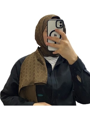 Armine Jakarlı Zincir Desnli Şal 1043