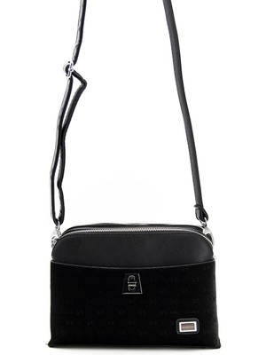 Silver & Polo Siyah - Siyah SP623 Kadın Çapraz Çanta