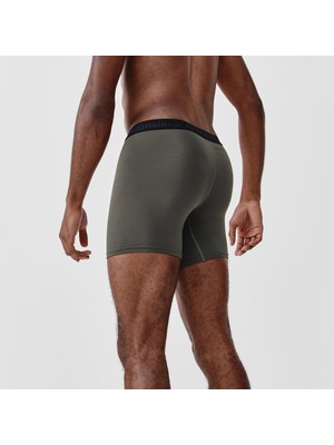 Decathlon Erkek Mikrofiber Nefes Alan Boxer - Koşu - Koyu Yeşil