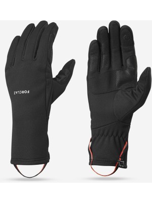Decathlon Forclaz Yetişkin Outdoor Trekking Dokunmatik Eldiveni - Siyah - MT500