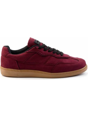 Bambi Bordo Süet  Kadın Sneaker K01591512502