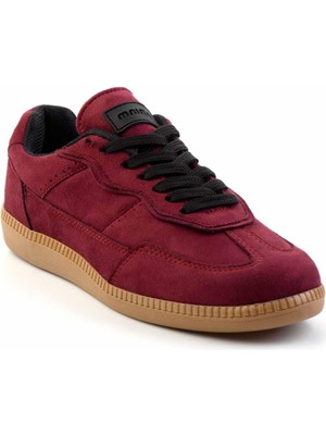 Bambi Bordo Süet  Kadın Sneaker K01591512502