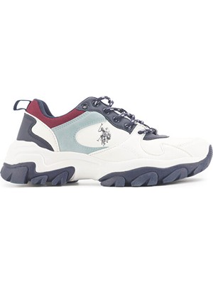 U.S. Polo Assn. Kadın Sneaker Beyaz-Mavi 101885389 4f Tracky 4pr