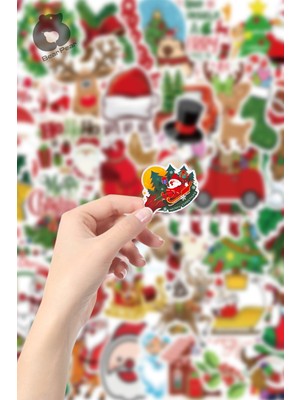 BP Tattoo Christmas Kabartmalı Sticker Set Yeni Yıl Çıkartmaları