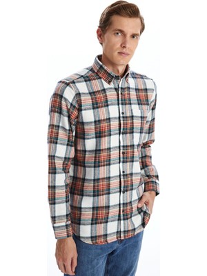 Lcwaıkıkı Classic Regular Fit Uzun Kollu Ekose Erkek Oduncu Gömlek