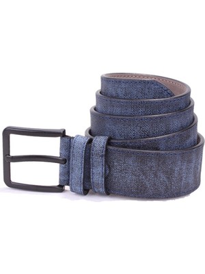 Dagoster DMK26-458 Lacivert 4.5 cm Suni Deri Erkek Kemer