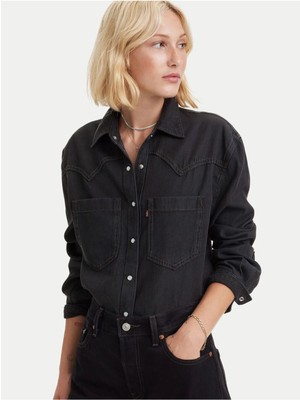 Levi's Kadın Teodora Kot Denim Gömlek - A7244-0004