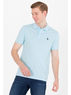 U.S. Polo Assn. Erkek Aqua Tişört Basic 50262933-VR007
