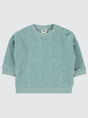 Civil Baby Kız Bebek Sweatshirt 6-18 Ay Çağla Yeşili