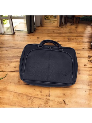 AbbasShop Evrak Çantası, Laptop Çantası Iş Çantası Suni Deri 33X42X8 cm