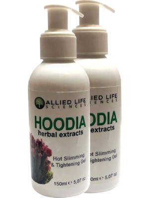 Allied Life Sciences Hoodia Herbal Extracts Hot Slimming & Tightening 150 ml x 2 adet