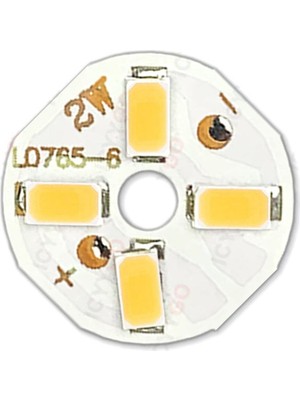 Alkatronik 5730 6V 2W 20MM Beyaz 4 Ledli Modül Aluminyum Pcb Lamba Halka LED Aydınlatma Işık