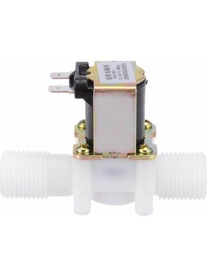 Alkatronik 12V Plastik Solenoid Valf Nc Elektrikli Manyetik Su Akış Vanası Kontrol Bahçe Sulama Robotik Çamaşı
