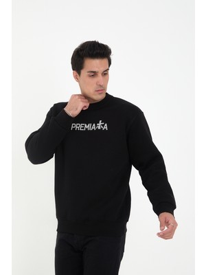 No99 Erkek Siyah Sweatshirt