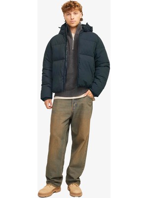 Jack & Jones Jorvesterbro Erkek Yeşil Mont 12260433-FORESTRIVER