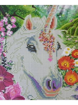 Mentaş Boncuklu Taşlı Mozaik Elmas Goblen Pano Tablo Resim Puzzle Dıamond Paıntıng Ebat 21X25 Çocuklar Için