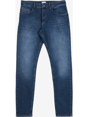 Mustang Normal Bel Straight Mavi Erkek Denim Pantolon Washington Straight-21