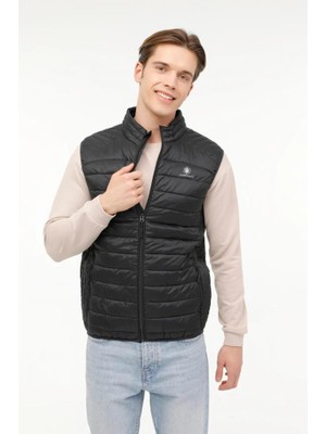 Lumberjack M-Sn7 Andro Vest 2pr Sıyah Hafif Kısa Yelek